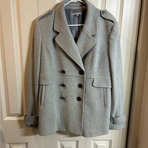 GAP Women's Gray Pea Coat